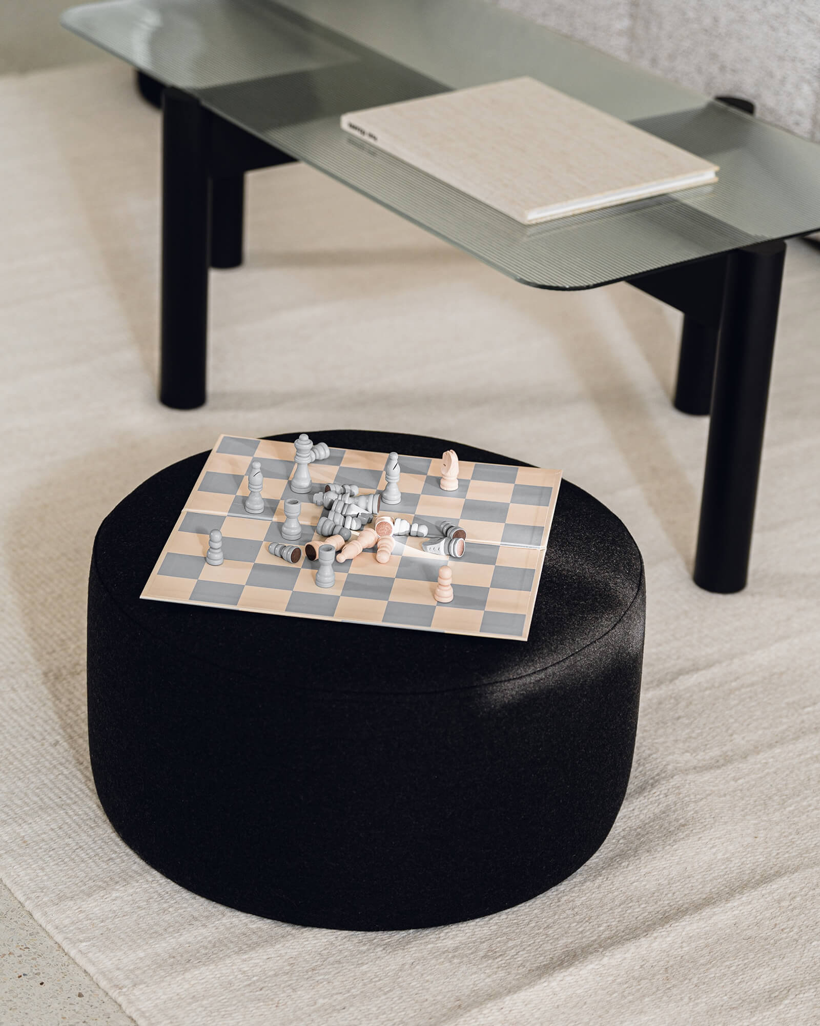 Folk Pouf - low