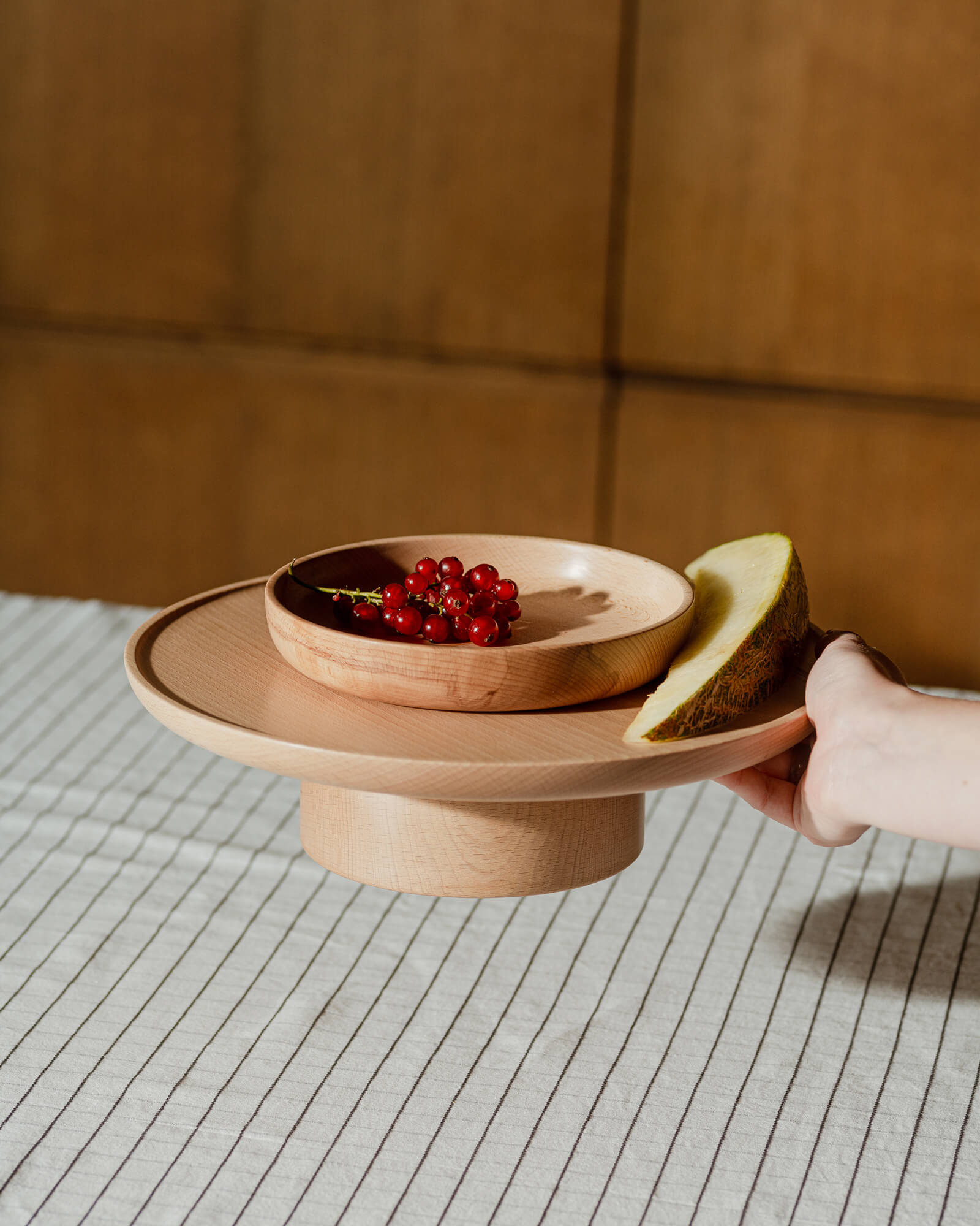 Oul Serving Platter and Bowls