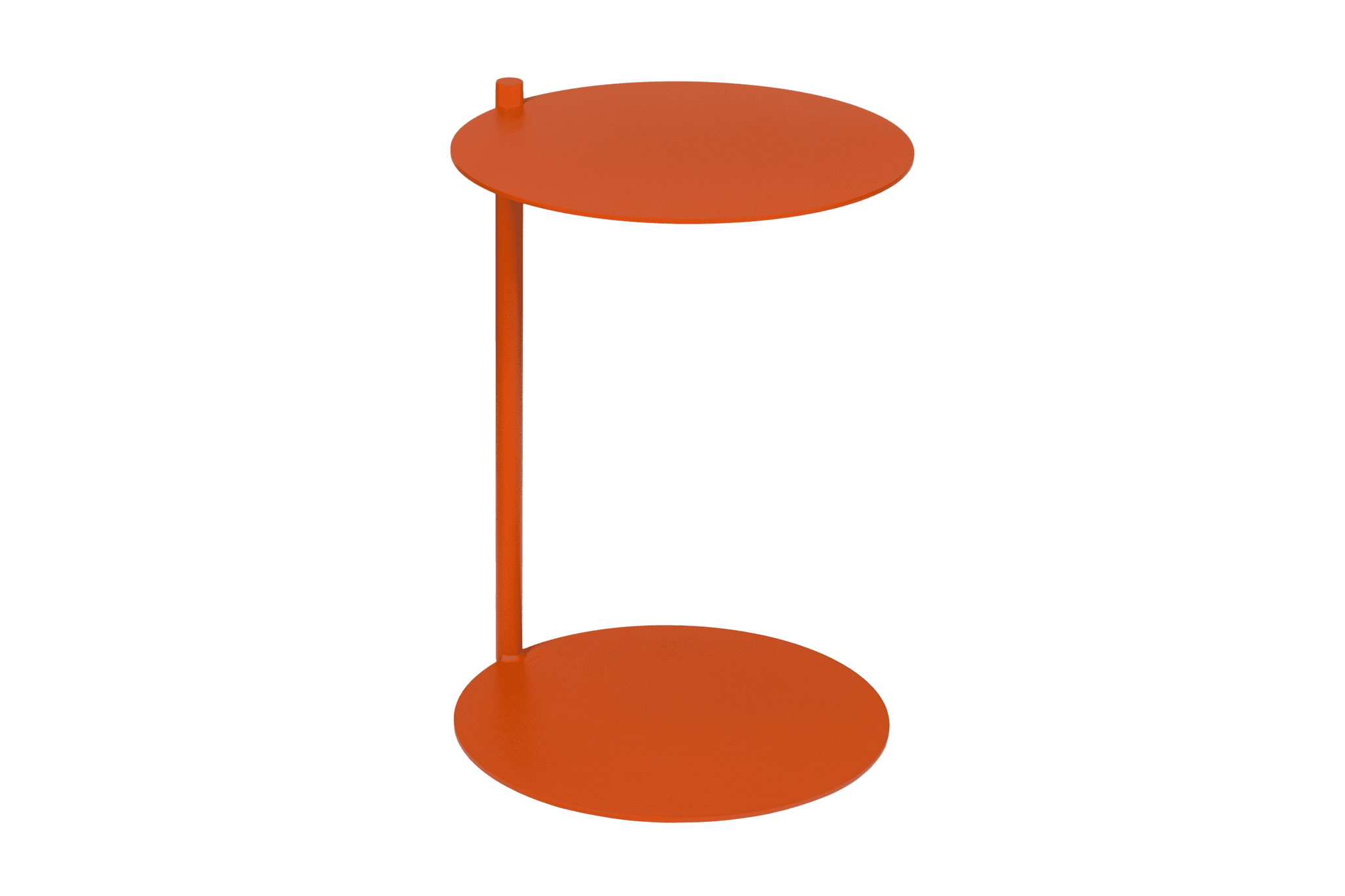 Ande Side Table orange round side table for the sofa noo.ma
