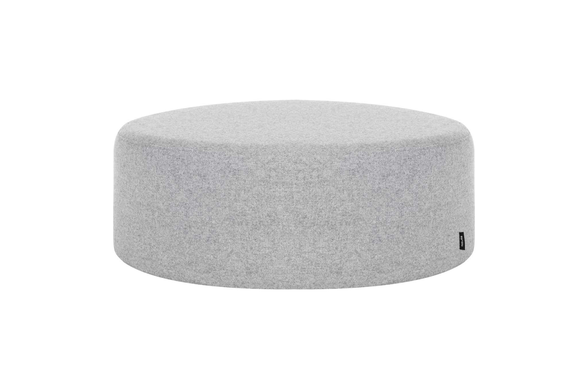 Grey and sales white pouf
