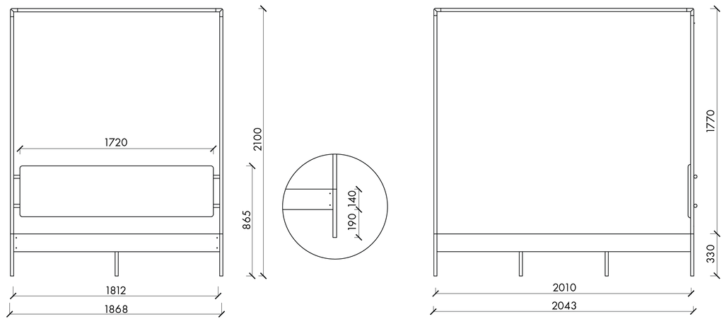 180 x 200 cm / No / No