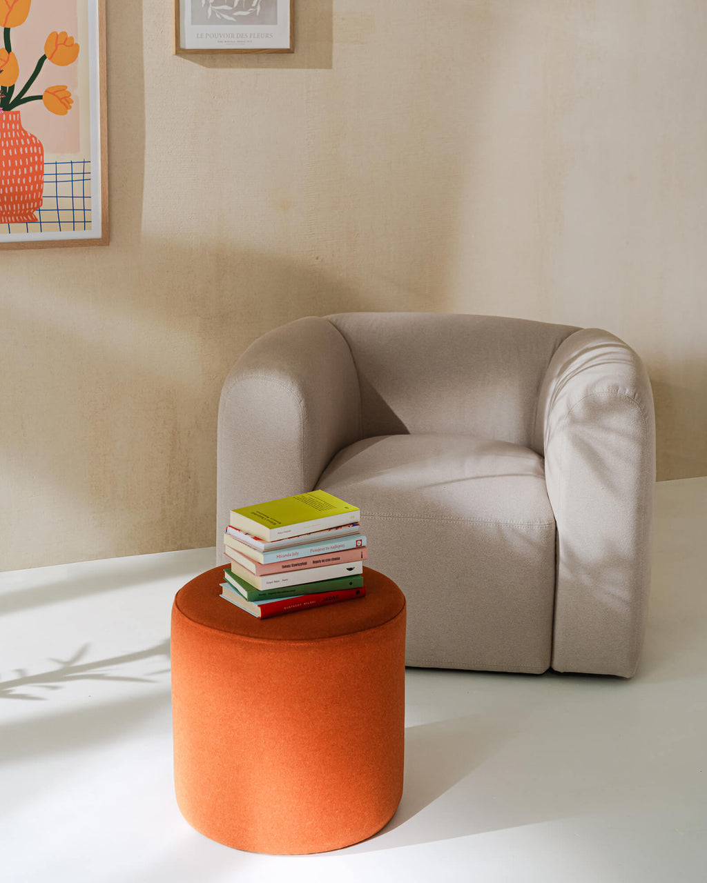 Folk Pouf - tall