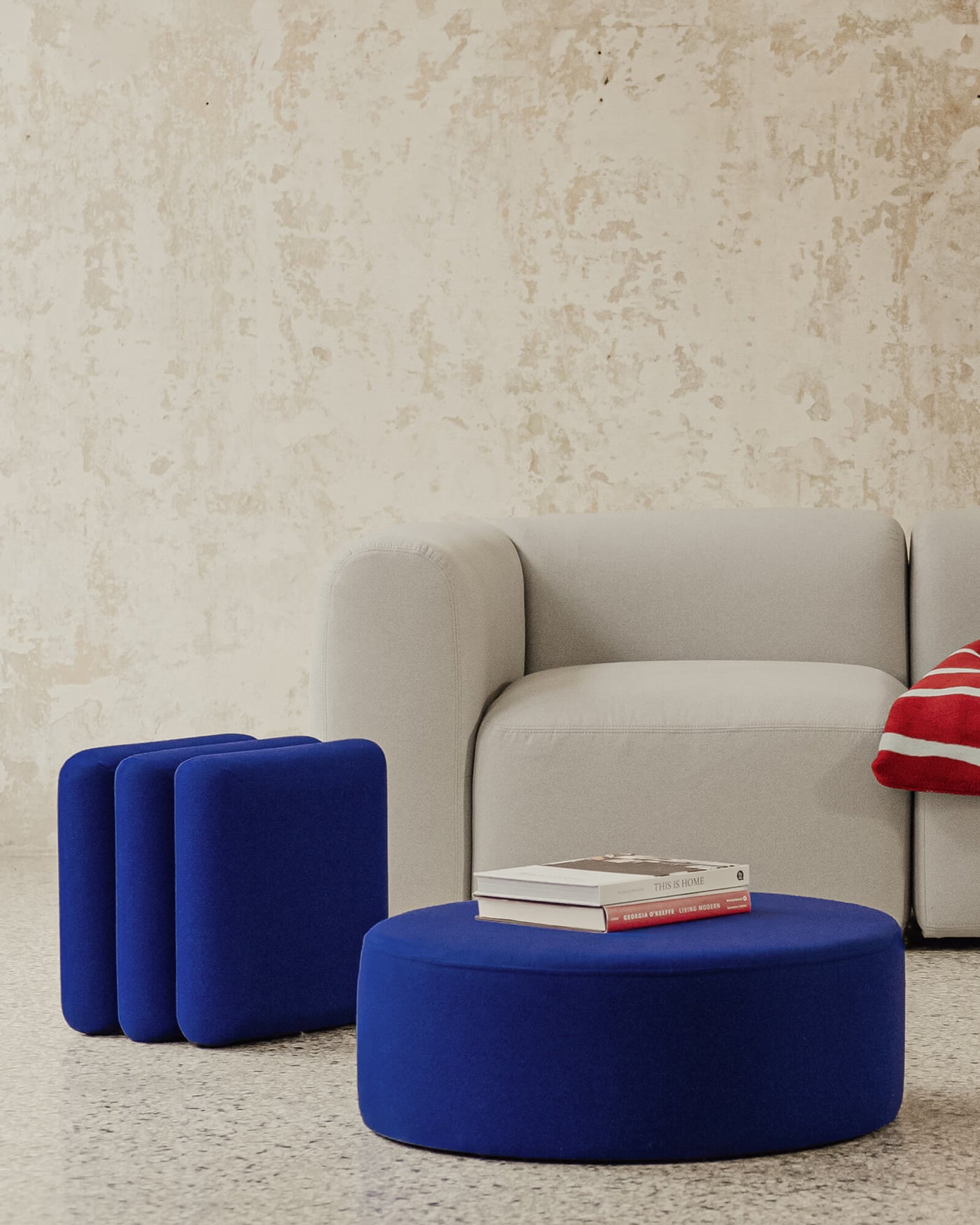 Folk Pouf - wide