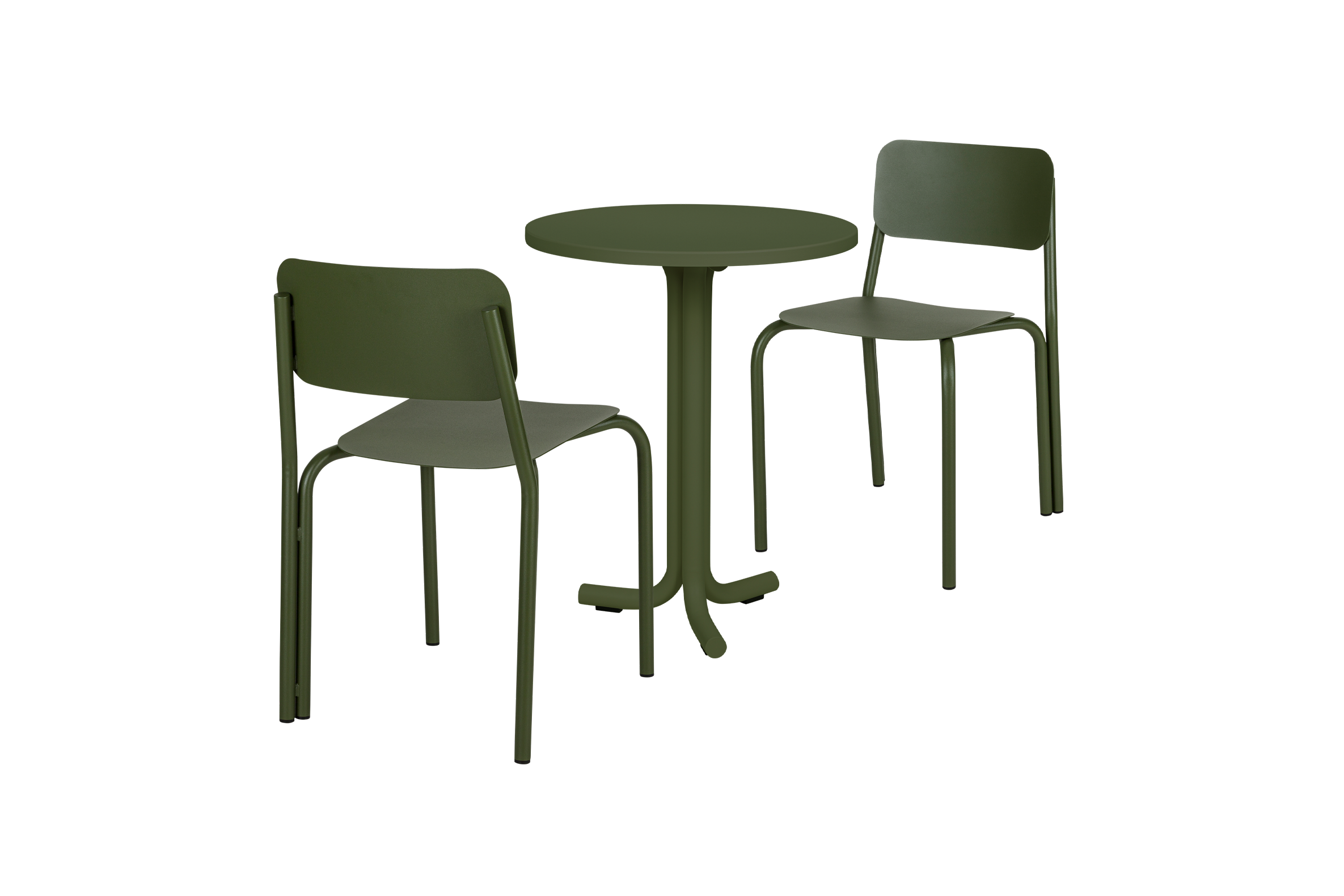 Nokk Cafe Table & 2x Kei Chair Bundle