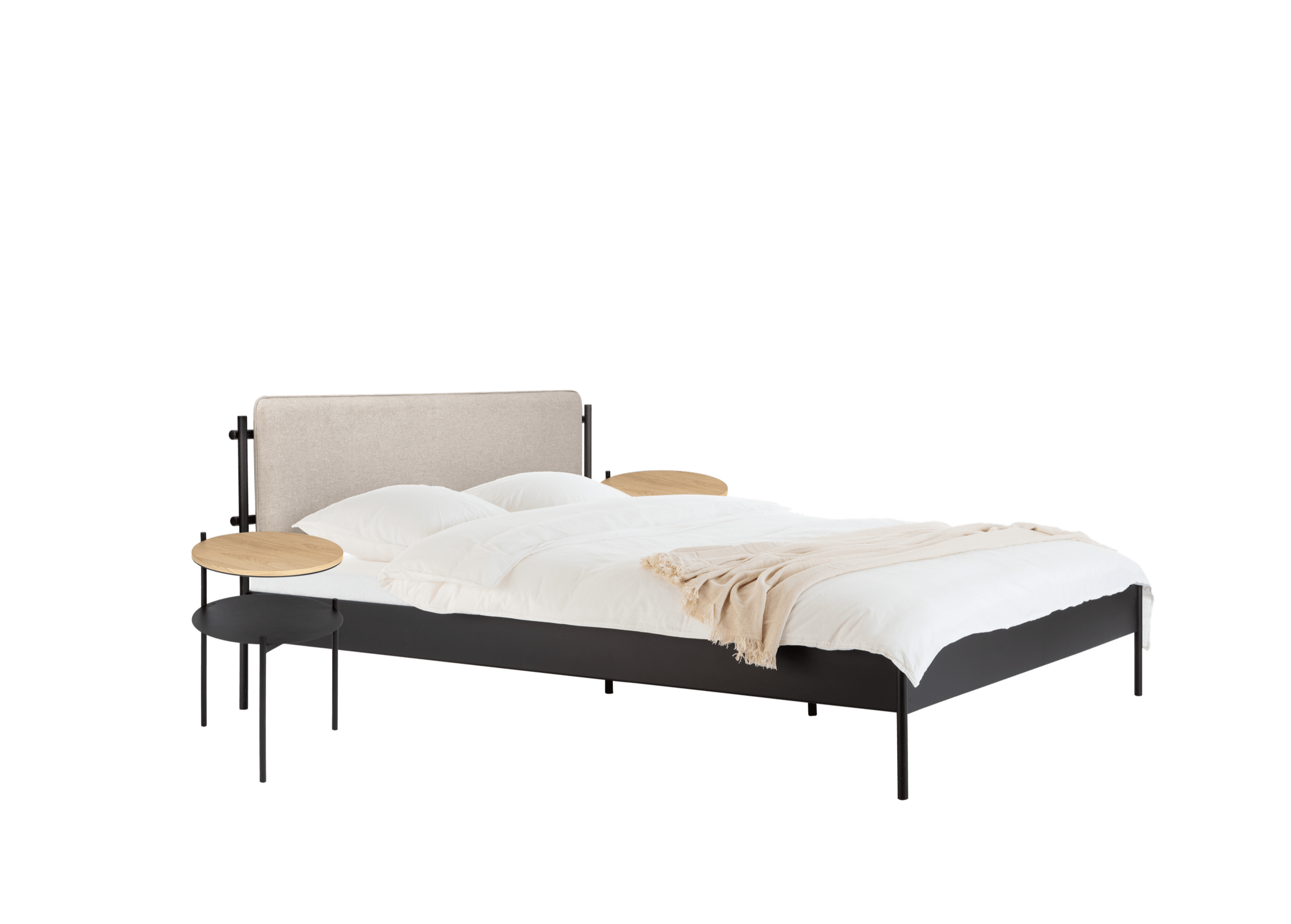 Eton Bed Basic & 2x Tu Bedside Table