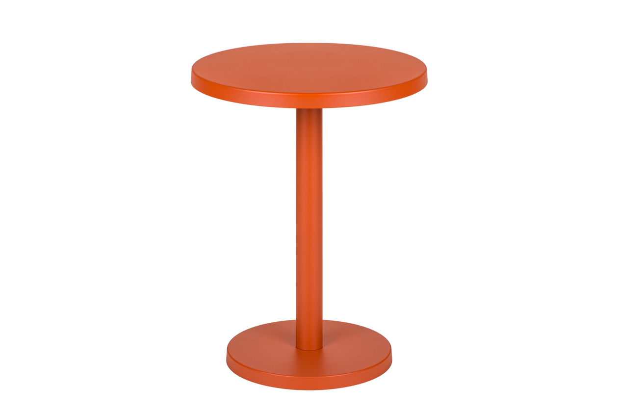 Orange outdoor hot sale accent table