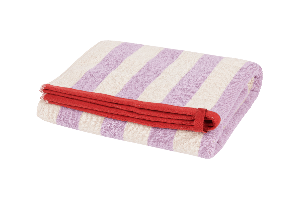 Pastel Lilac / Wide stripes