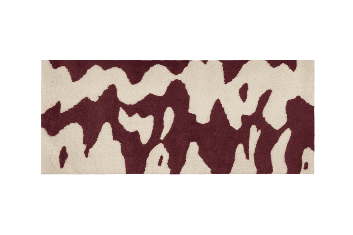 Beet Burgundy / 80 x 170 cm