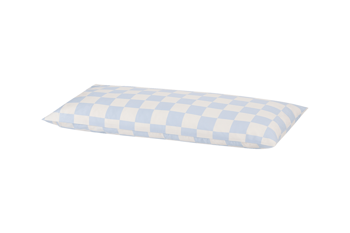 40 x 80 cm / Baby Blue & Classic White check