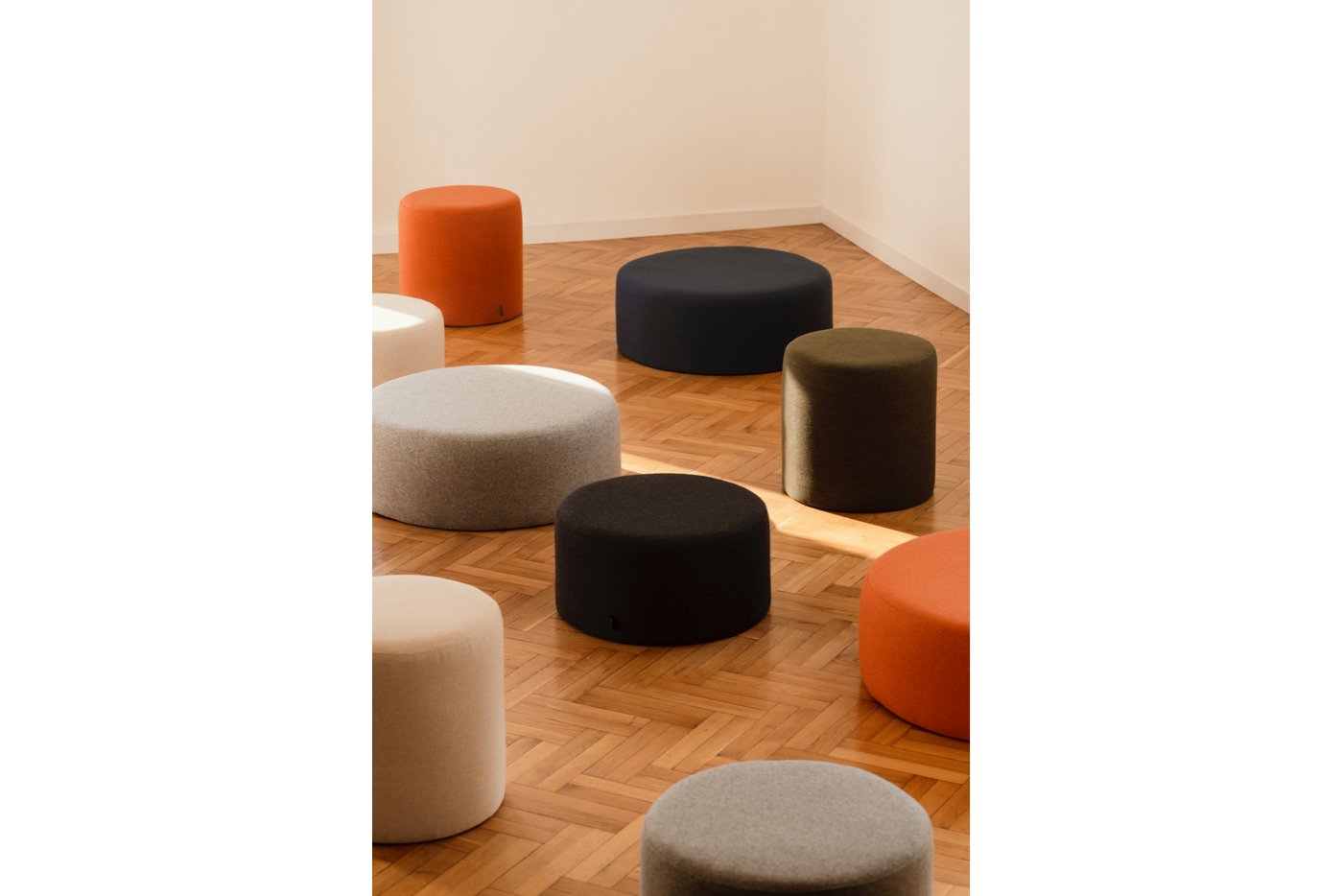 Folk Pouf - wide