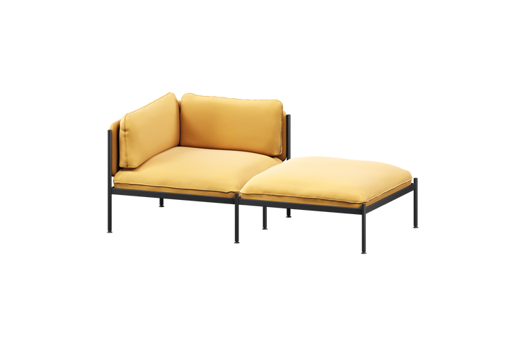 2-seater (1x backrest, 1x armrest)