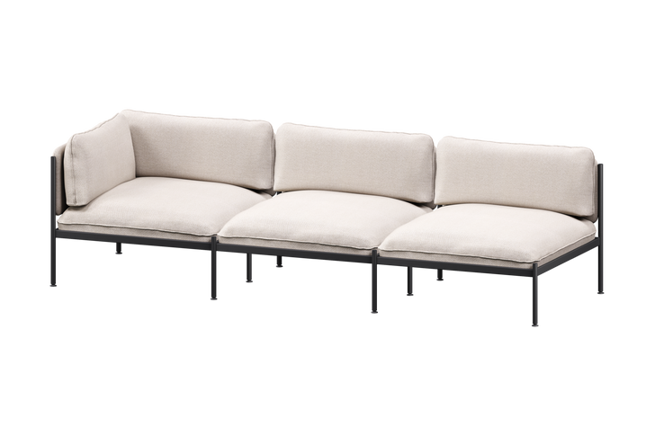 3-seater (3x backrest, 1x armrest)