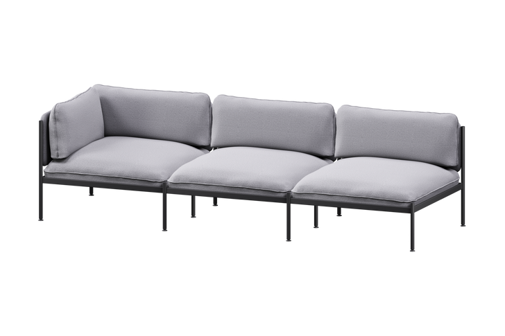 3-seater (3x backrest, 1x armrest)