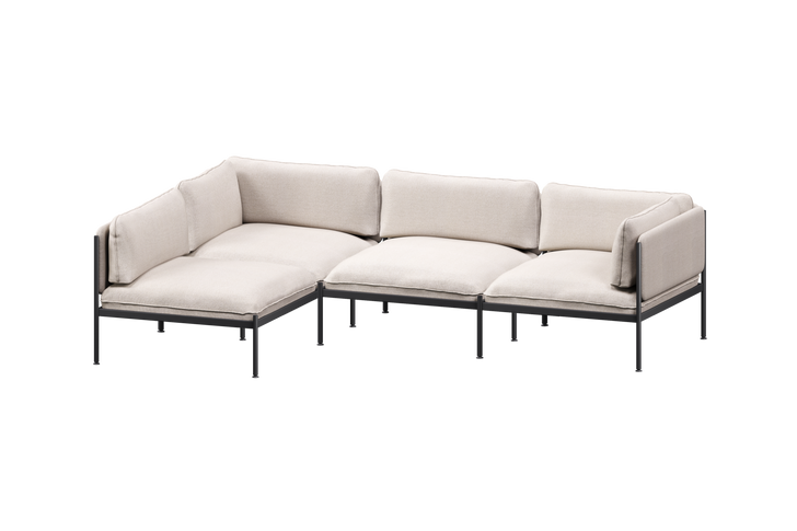 4-seater (4x backrest, 2x armrest)