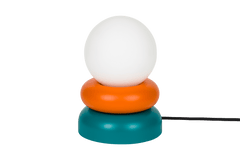 Orange Peel & Deep Turquoise