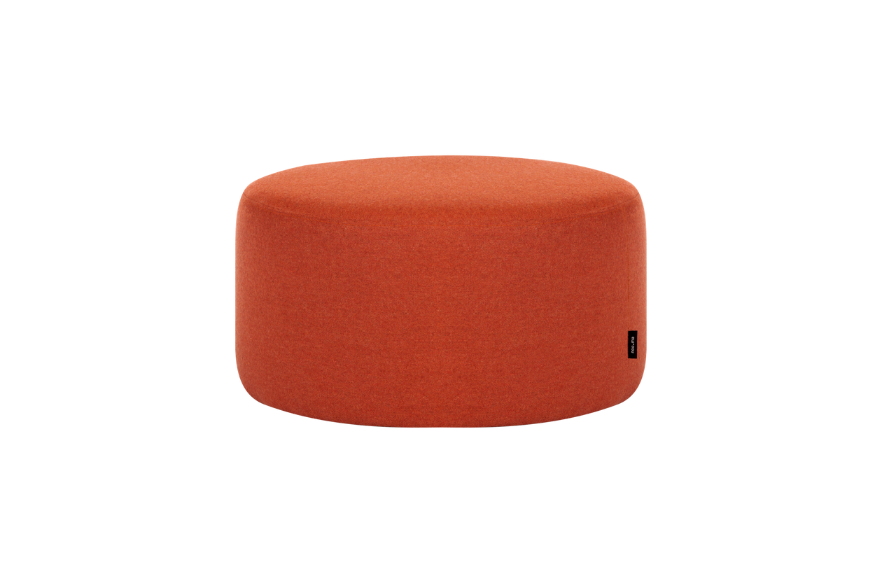 Wool ottoman shop pouf
