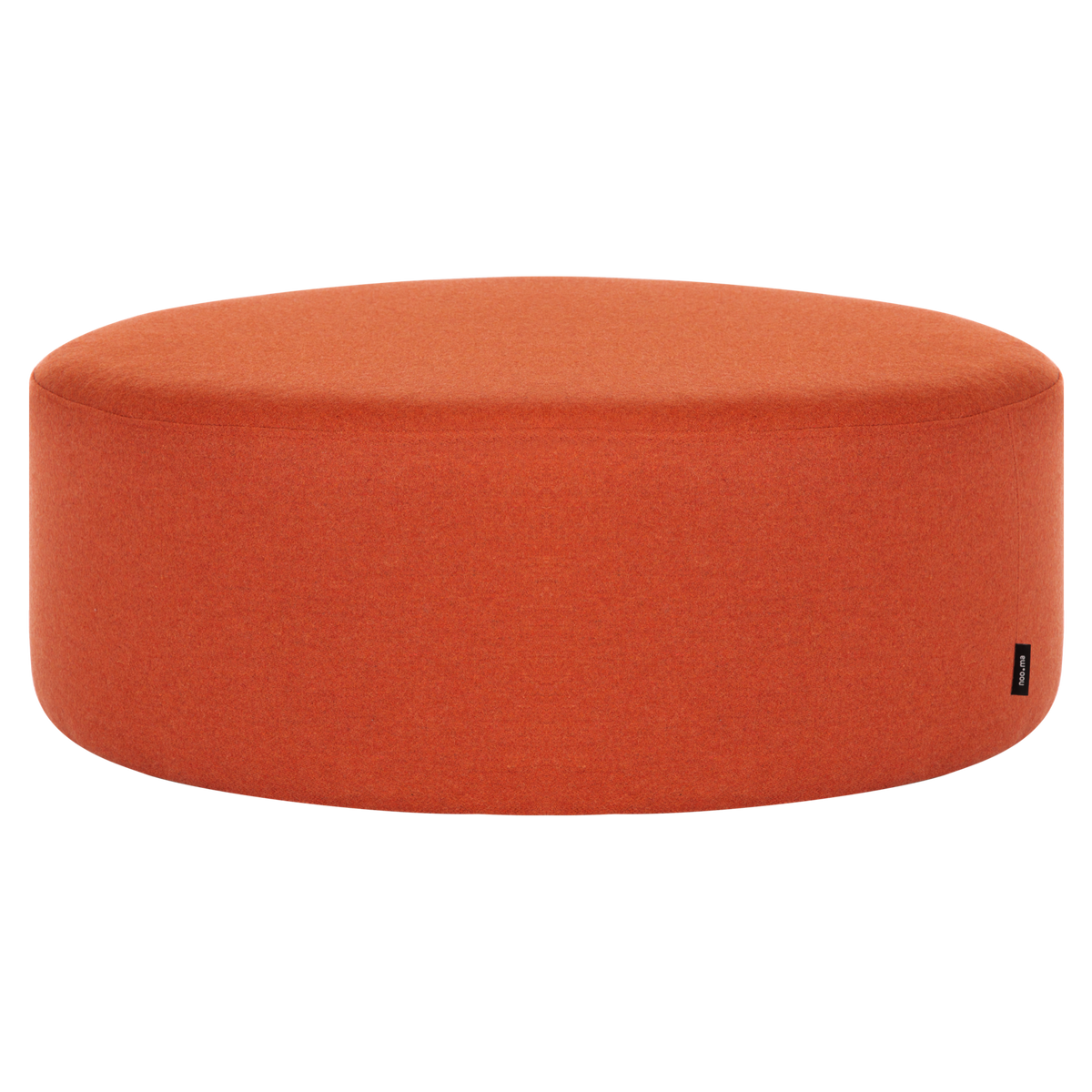 Orange pouf ottoman deals