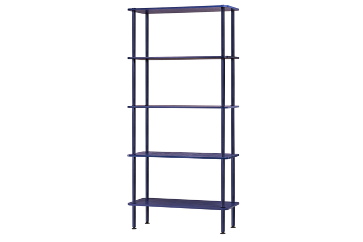 5 shelves